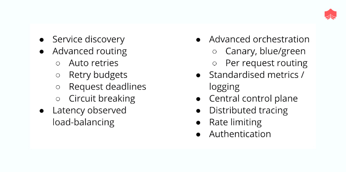 图 1.2 Istio 功能